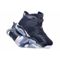 Кроссовки Nike Air Jordan 6 Retro Men Dark Blue/White